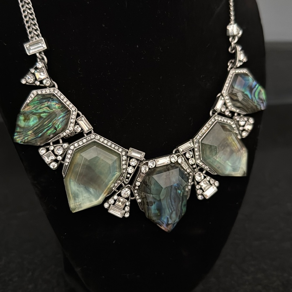 Chloe + Isabel Northern Lights Green Statement Necklace